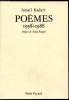 Poèmes 1958-1988. Ismaïl Kadaré
