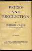 Prices and production. Friedrich A. Von Hayek