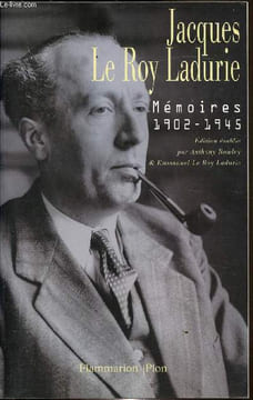 Mémoires 1902-1945. Jacques Le Roy Ladurie