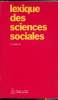 Lexique des sciences sociales -. Grawitz Madeleine