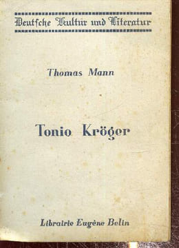 Tonio Kroger. Mann Thomas