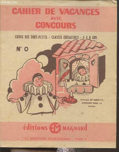 Cahier de vacances avec concours, cours des tout-petits-Classes enfantines-5 à 6 ans N°0