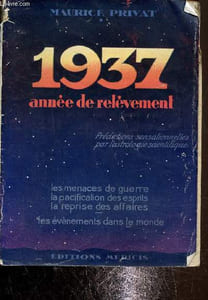 1937 prédictions sensationnelles par l'astrologie scientifique