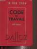 Code du travail édition 2006. Radé Christophe