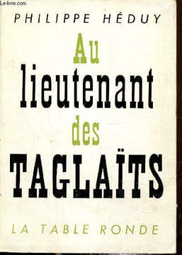 Au lieutenant des Taglaits. Héduy Philippe
