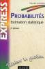Probalités- Estimation statistique, 2ème édition. Lethielleux Maurice