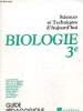 Biologie 3e guide pédagogique. Collectif