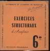 Exercices structuraux d'anglais classe de sixieme, livre du maitre. Saraben Jacques