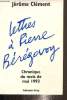 Lettres à Pierre Bérégovoy- Chronique du mois de mai 1993. Clément Jérome