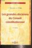 Les grandes décisions du Conseil constitutionnel. Favoreu L., Philip L.