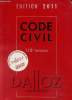 Code civil 2011, 110e édition. Collectif
