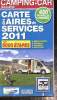 Carte des aires de services 2011- Supplément au N°227 de camping car magazine. Collectif