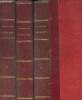 Les voyages illustrés Tome 1, 2 et 3 en 3 volumes. Bernard Emile