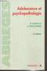 Adolescence et psychopathologie, 4ème édition. Marcelli D., Braconnier A.