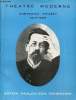 Programme de theatre: theatre moderne- la mouette de tchekhov- avec en distribution: garcia-ville l., chevant c., hussenot o. Compagnie pitoeff- de ...