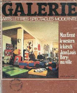 La galerie, Arts lettres spectacles modernité N° 104, mai 71 : Mac Ernst, le western, le kitsch, Jean-Louis Bory : ma ville