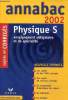 Annabac Physique S. Corrigés 2002. Kaminsky Yves