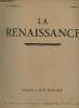 "La renaissance, XVe année N° 3, mars 1932- Le décor de la table et de la salle à manger- Pierre Laprade 1873-1931. Le cinéma reflet de la vie ...