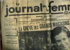 Le journal des femmes 4eme année n°189, samedi 20 juin 1936 : La grève des grands magasins. Machard Raymonde