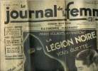 Le journal des femmes 4eme année n°186, samedi 30 mai 1936: Maris volages, attention ! La légion noire vous guette.... Machard Raymonde