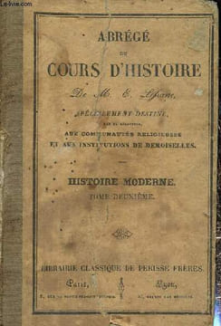 Abrégé de cours d'histoire- Histoire moderne tome deuxième. Lefranc E.