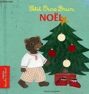 Petit ours brun noel