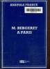 M.Bergeret a Paris- Texte en gros caractères.. France Anatole