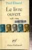 Le livre ouvert 1938-1944. Eluard Paul