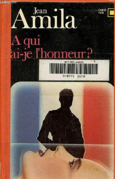 A qui ai-je l'honneur?, collection carré noir N° 459. Amila Jean