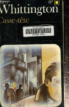Casse-tête.Collection carré noir N°419. Whittington Harry