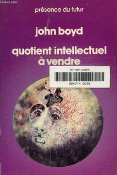 Quotient intellectuel à vendre. Boyd John