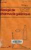 Abrégé de pharmacie galénique. Le Hir Alain