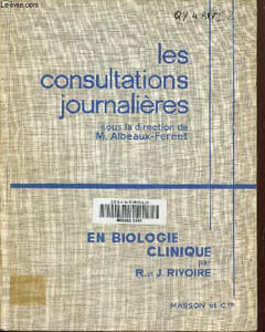 Les consultations journalières en biologie clinique