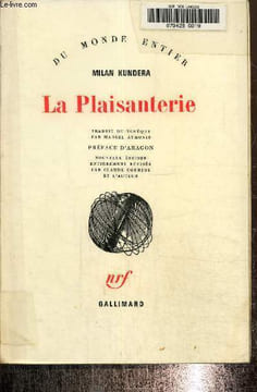 La plaisanterie. Kundera Milan