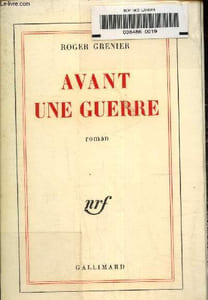 Avant une guerre