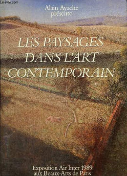 Les paysages dans l'art contemporain. Exposition air inter 1989 aux beaux arts de Paris. Ayache Alain