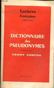 Dictionnaire des pseudonymes