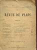 La revue de Paris 20e ann&eacute;e N&deg; 1. 1er janvier 1913. Collectif