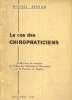 Le cas des chiropraticiens. Edition numérotée.. Servan Michel
