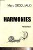 Harmonies. Gicquiaud Marc