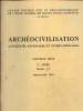 Archeocivilisation, antiquites nationales et internationales, nouvelle serie, ire annee, n° 1-2, jan.-avril 1966. Collectif