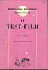 Le test-film. Gille René