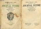 Fragments d'un journal intime Tome I et II. Henri Frédéric Amiel