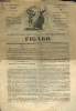 Figaro Ve année, n°230 , vendredi 20 aout 1830- Les armes de France- Théatre de l'Odéon- Esquisses de la chambre des députés, séance du 19 aout.. ...