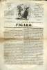 Figaro Ve année, n°232 , dimanche 22 aout 1830.Esquisses de la chambre des députés- Théâtre de l'opéra comique- Les amants platoniques de la ...