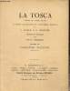 La tosca, pièce en 3 actes. Puccini Giacomo