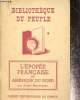 Bibliothèque du peuple : L'épopée française en Amérique du Nord. Massonneau André