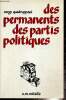 "Des permanents des partis politiques (Collection ""L'art et la manière"")". Quadruppani Serge
