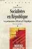 Socialistes en République - Les parlementaires SFIO de la IVe République. Castagnez Noëlline