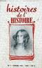 Histoires de l'Histoire, n°1 (février 1959) : Le septembriseur au coeur tendre (Roger Régis) / Le départ de Nantes d'un conscrit de 1792 (G. Creveuil) ...